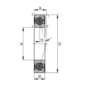 FAG Spindle bearings - HCB7013-C-2RSD-T-P4S