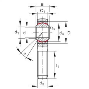 FAG Rod ends - GAKSL22-PS