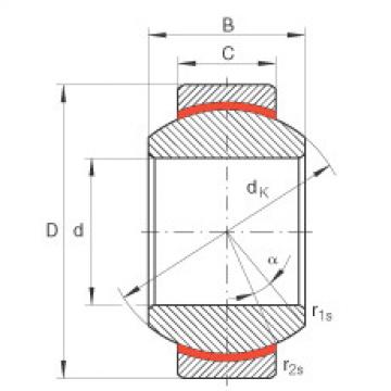 FAG Radial spherical plain bearings - GE17-FW