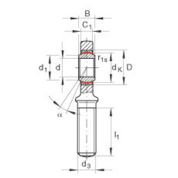 FAG Rod ends - GAL40-UK-2RS