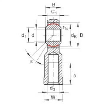 FAG Rod ends - GIKR18-PW