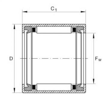 FAG Drawn cup needle roller bearings with open ends - SCE810-PP