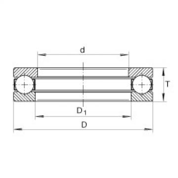 FAG Axial deep groove ball bearings - 2909