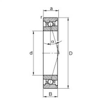 FAG Spindle bearings - HS71907-C-T-P4S