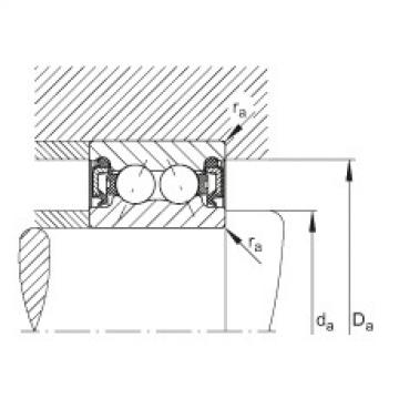 FAG Angular contact ball bearings - 3003-B-2RZ-TVH