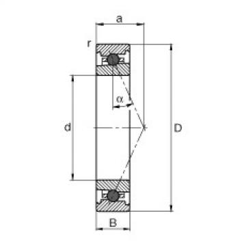 FAG Spindle bearings - HC7001-E-T-P4S