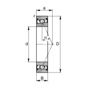 FAG Spindellager - HSS7012-E-T-P4S