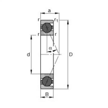 FAG Spindle bearings - HCB7011-E-T-P4S