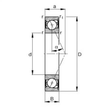 FAG Spindellager - B7003-E-2RSD-T-P4S