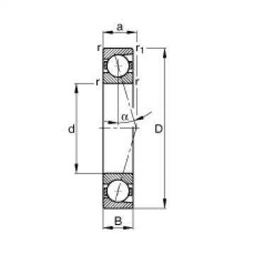 FAG Spindellager - B7011-C-T-P4S