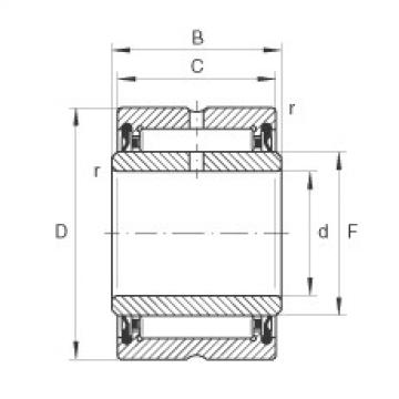 FAG Needle roller bearings - NA4901-2RSR-XL