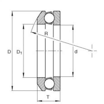 FAG Axial deep groove ball bearings - 4115