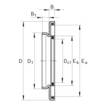 FAG Axial-Nadellager - AXW17