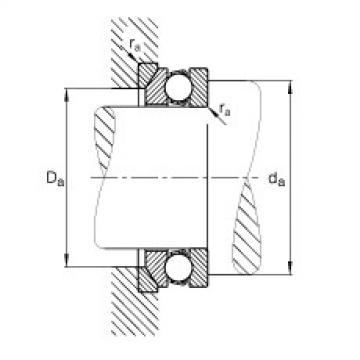 FAG Axial deep groove ball bearings - 53210 + U210