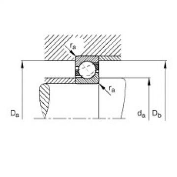 FAG Angular contact ball bearings - 71813-B-TVH