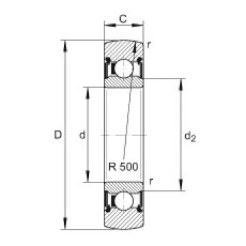 FAG Track rollers - LR207-2RS