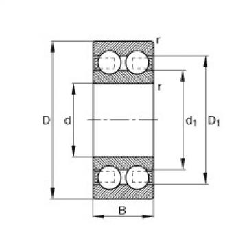 FAG Deep groove ball bearings - 4213-B-TVH