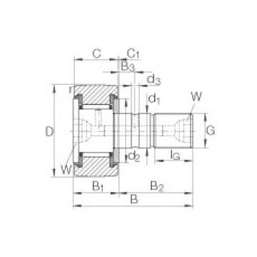 FAG Stud type track rollers - KR30-PP