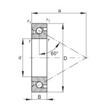 FAG Axial angular contact ball bearings - 7603030-TVP