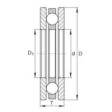 FAG Axial deep groove ball bearings - 4423