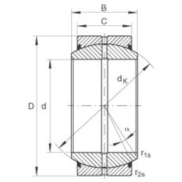 FAG Radial spherical plain bearings - GE60-DO-2RS