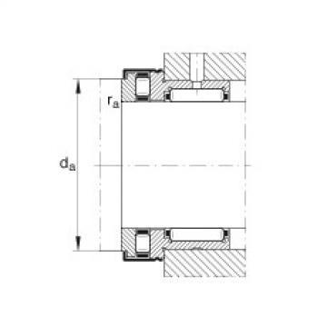 FAG Needle roller/axial cylindrical roller bearings - NKXR35-Z-XL