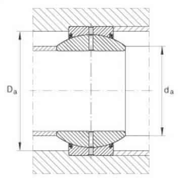 FAG Radial spherical plain bearings - GE20-FO-2RS