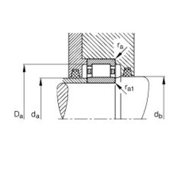 FAG Cylindrical roller bearings - NU1005-XL-M1