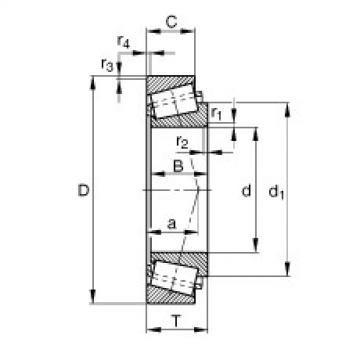 FAG Tapered roller bearings - 30203-XL