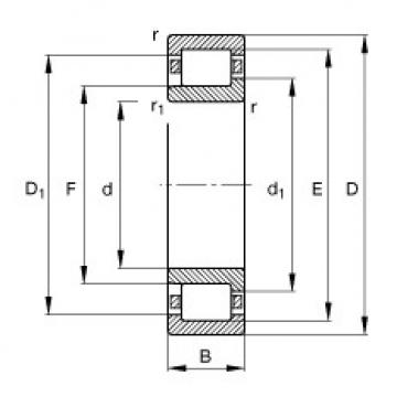 FAG Cylindrical roller bearings - NJ2203-E-XL-TVP2