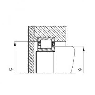 FAG Cylindrical roller bearings - NJ211-E-XL-TVP2