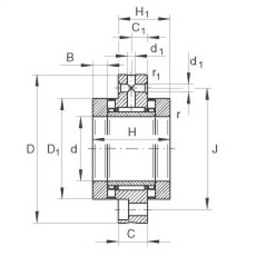 FAG Nadel-Axial-Zylinderrollenlager - ZARF1560-TV