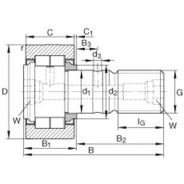 FAG Stud type track rollers - NUKR47