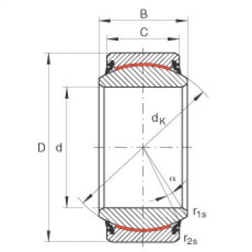 FAG Radial spherical plain bearings - GE70-UK-2RS