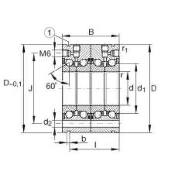 FAG Axial angular contact ball bearings - ZKLF3590-2RS-2AP-XL