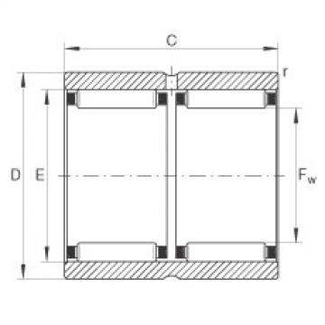 FAG Needle roller bearings - RNAO18X30X24-ZW-ASR1-XL