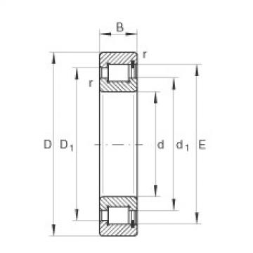 FAG Cylindrical roller bearings - SL182215