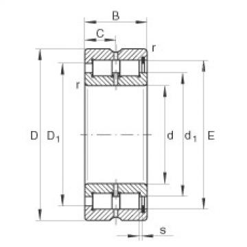 FAG Cylindrical roller bearings - SL185009-XL