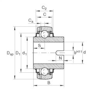 FAG Spannlager - GLE60-XL-KRR-B