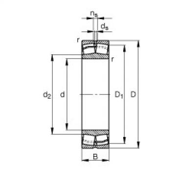 FAG Pendelrollenlager - 22311-E1-XL-T41A