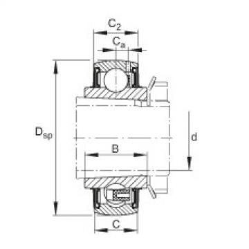 FAG Radial insert ball bearings - UK209