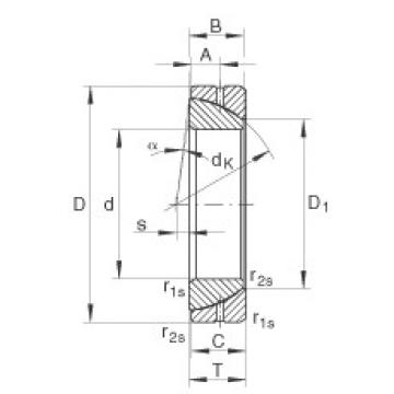 FAG Angular contact spherical plain bearings - GE60-SX