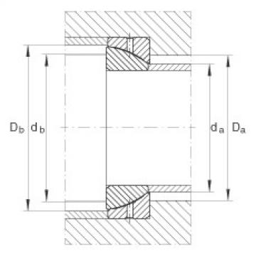 FAG Angular contact spherical plain bearings - GE65-SX