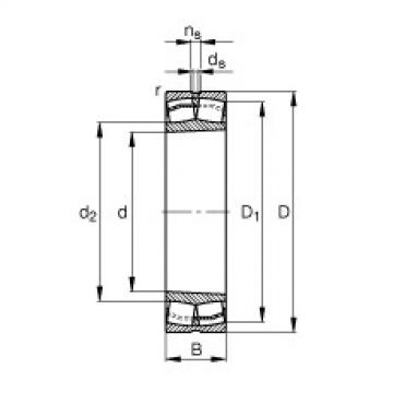 FAG Spherical roller bearings - 21313-E1-XL-K