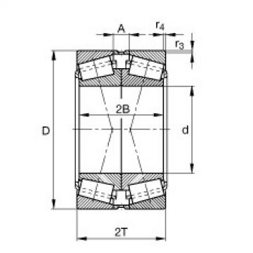 FAG Tapered roller bearings - 31309-A-DF-VA20-40