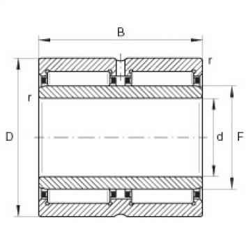 FAG Needle roller bearings - NA6908-ZW-XL