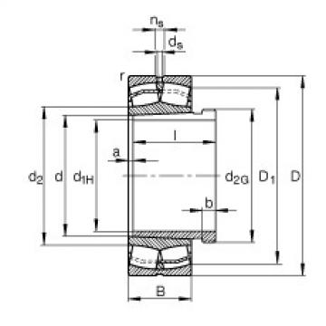 FAG Spherical roller bearings - 21316-E1-XL-K + AH316