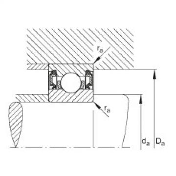 FAG Deep groove ball bearings - 61810-2RZ-Y