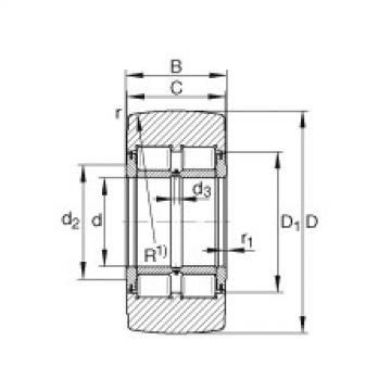 FAG Yoke type track rollers - NNTR55X140X70-2ZL