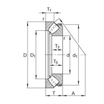 FAG Axial spherical roller bearings - 29317-E1-XL